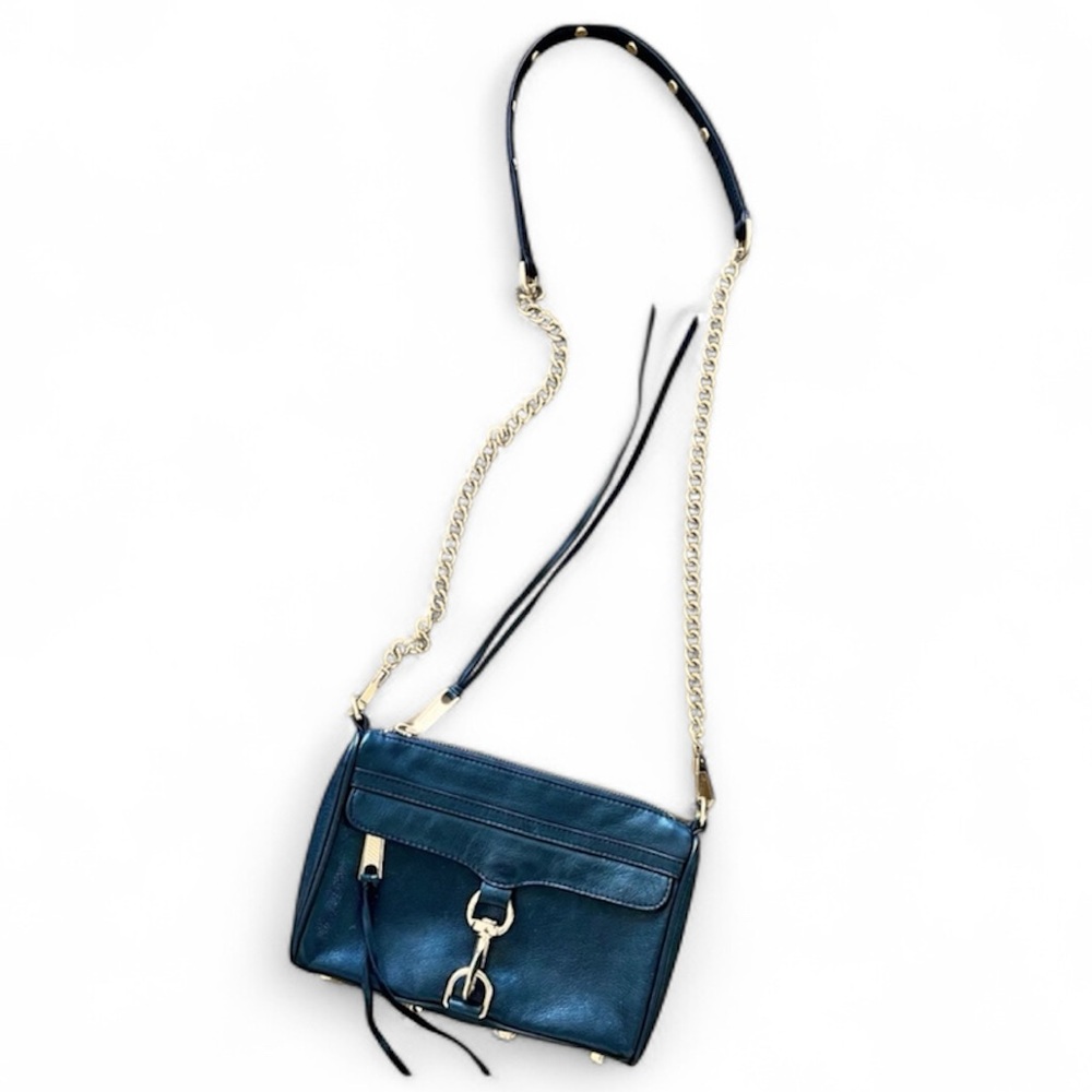 ‼️REBECCA MINKOFF CLASSIC‼️BLK LEATHER CROSSBODY